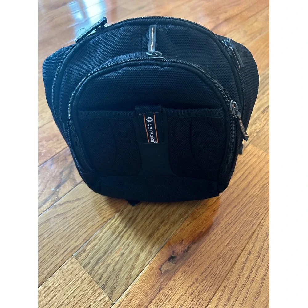 Samsonite Mini Backpack Black Ballistic Nylon Travel Daypack Small Hiking Bag